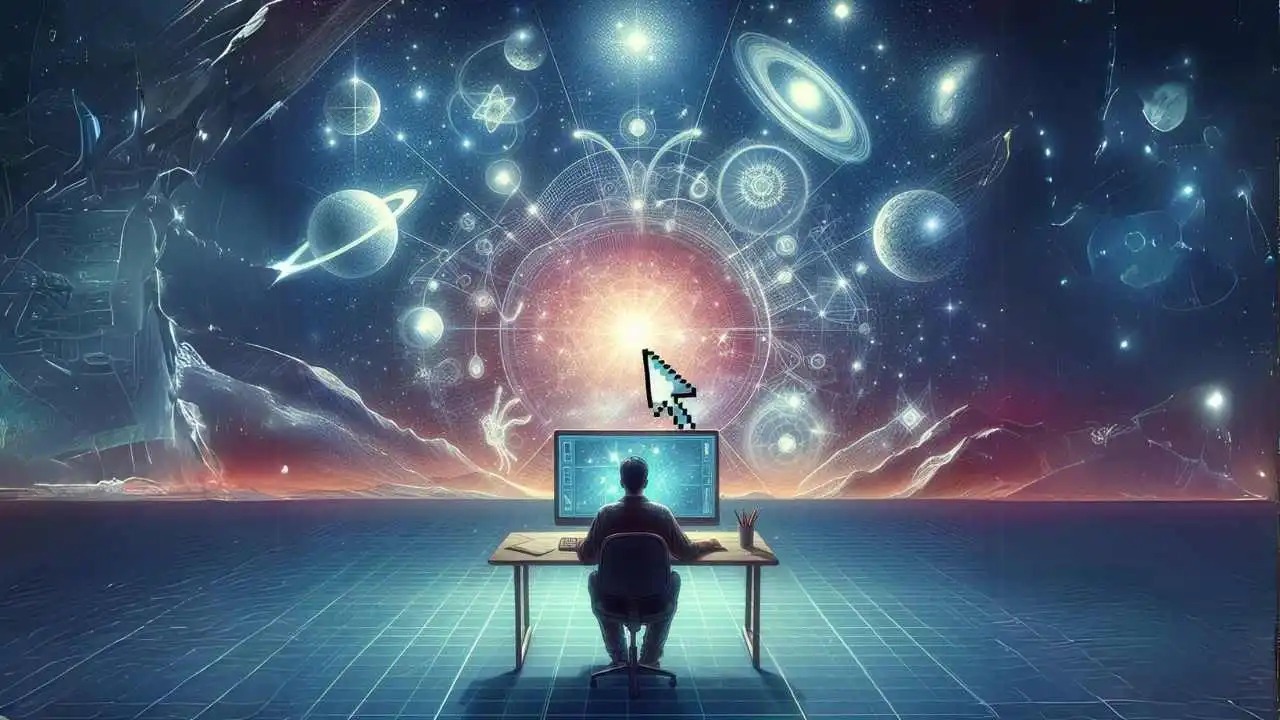 Giả thuyết mới cho rằng vũ trụ chỉ là mô phỏng máy tính, và lực hấp dẫn khiến mọi thứ hút nhau là do chúng ta đang bị nén vào một file RAR, để "người lập trình" tiết kiệm ổ cứng- Ảnh 12.